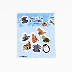 Factor Notes Fauna Be Friends - Stickers Pack of 20 Designs FN5123